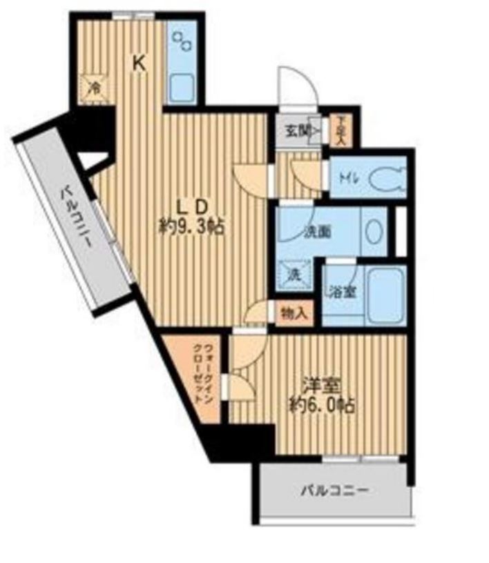 ＨＦ早稲田レジデンス　1506号室　間取り
