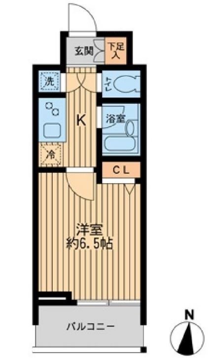 ＨＦ早稲田レジデンス　410号室　間取り