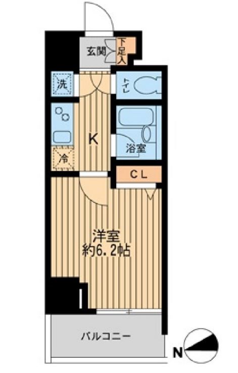 ＨＦ早稲田レジデンス　203号室　間取り
