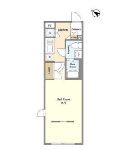ラペルラ笹塚2　106号室　間取り