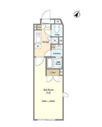 ラペルラ笹塚2　301号室　間取り