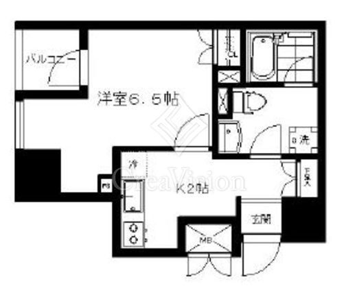 GLANZ　203号室　間取り