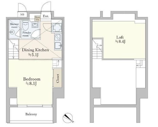 taliesin CY（タリアセンシーワイ）　502号室　間取り