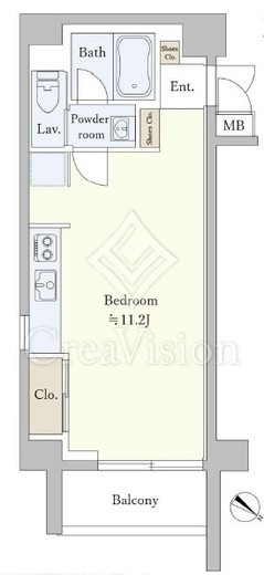 taliesin CY（タリアセンシーワイ）　703号室　間取り