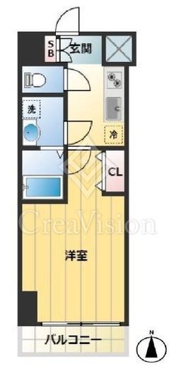 シンフォニー北新宿の杜　501号室　間取り