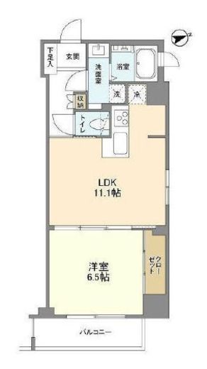 La Douceur富ヶ谷 (ラドゥセール富ヶ谷)　104号室　間取り