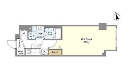 La Douceur富ヶ谷 (ラドゥセール富ヶ谷)　502号室　間取り