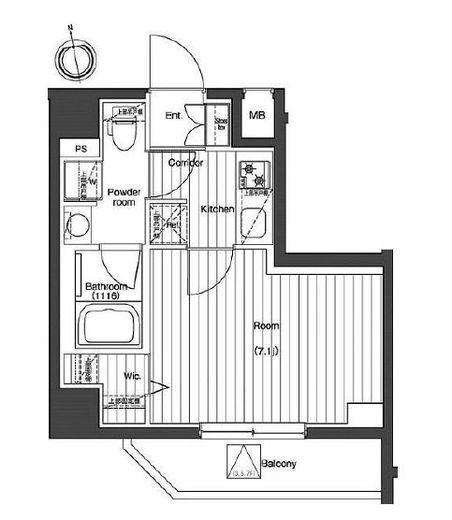プレミアムキューブG北新宿　307号室　間取り