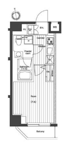 プレミアムキューブG北新宿　308号室　間取り
