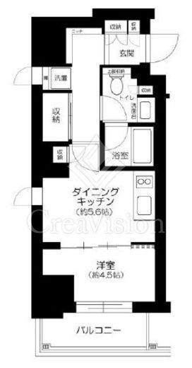 アトラス西早稲田　204号室　間取り