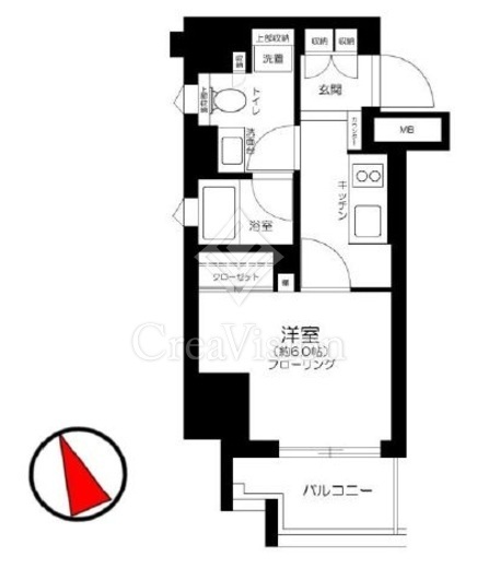 アトラス西早稲田　302号室　間取り