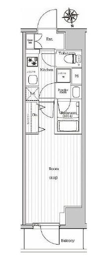 プレミアムキューブジー東新宿　702号室　間取り