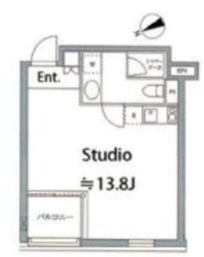 ラナイグレース北青山　203号室　間取り