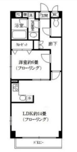 ガーデンクレスト　205号室　間取り
