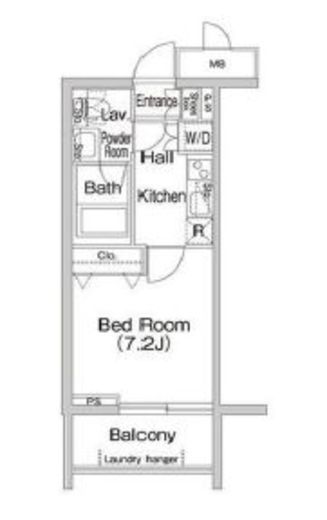 コンフォリア中落合　105号室　間取り