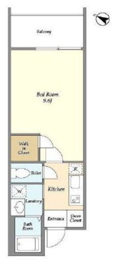 コンフォリア中落合　116号室　間取り