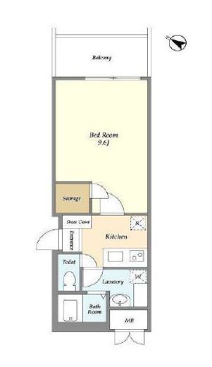コンフォリア中落合　118号室　間取り