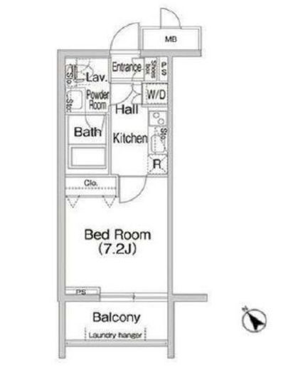 コンフォリア中落合　209号室　間取り