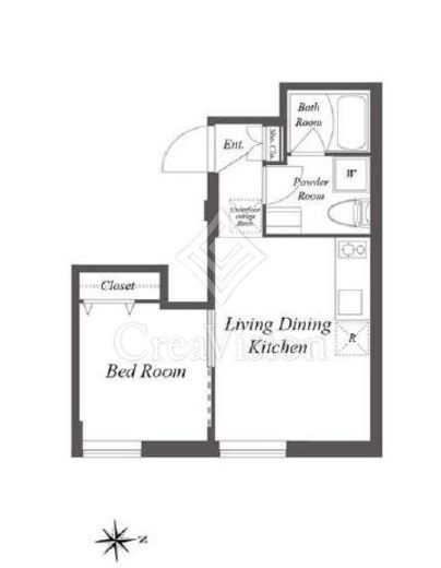 Pair新大久保　114号室　間取り