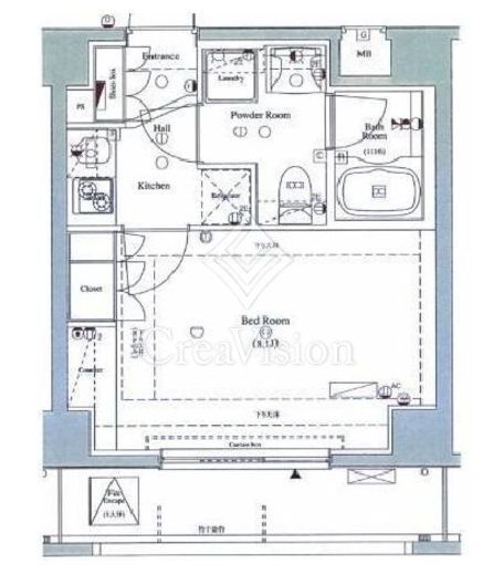 アクサス四谷3丁目　403号室　間取り