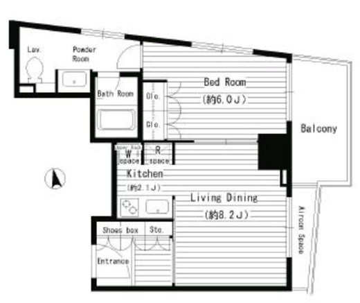 レガーロ西早稲田　1103号室　間取り