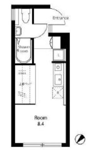 アスティーレ千駄ヶ谷　302号室　間取り