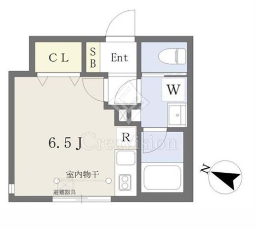 RARE代々木　402号室　間取り