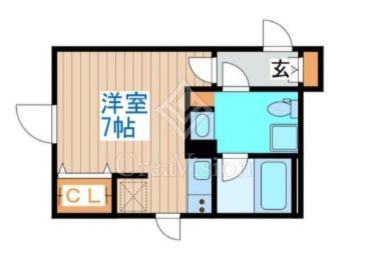 RARE代々木　201号室　間取り