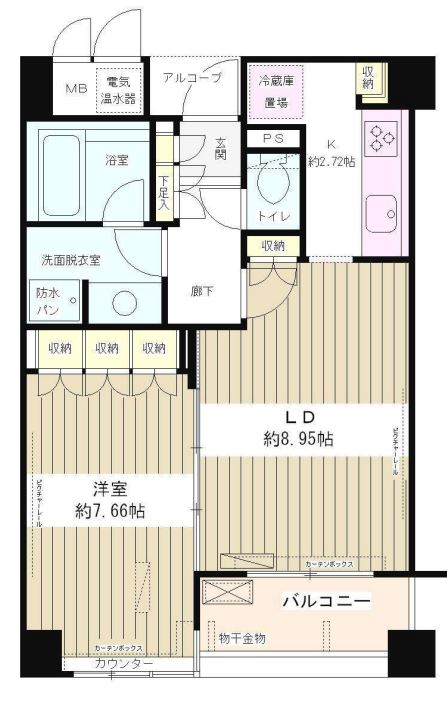 エル・セレーノ西早稲田　105号室　間取り