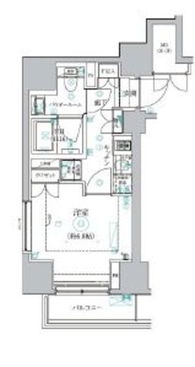 セジョリ西早稲田2　801号室　間取り