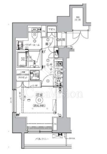セジョリ西早稲田2　501号室　間取り