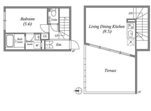 リーガランド四谷三丁目　402号室　間取り