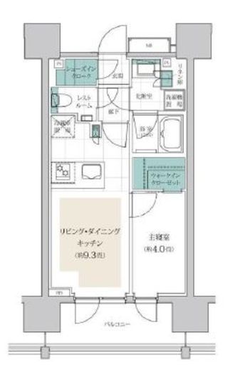 ピアース渋谷ウエスト　305号室　間取り