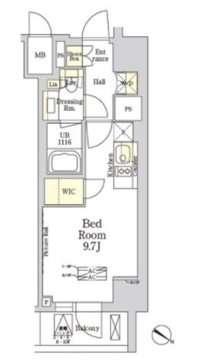 ザ・クラス南麻布　301号室　間取り