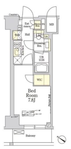 ザ・クラス南麻布　314号室　間取り