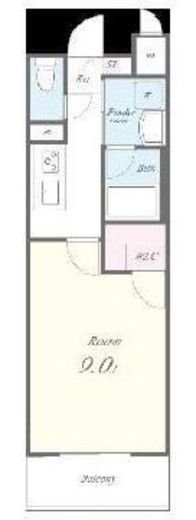 モンテルーチェ　602号室　間取り