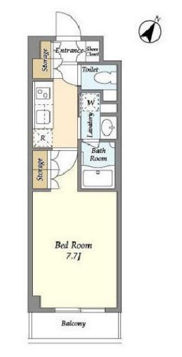 バウスステージ高田馬場　111号室　間取り