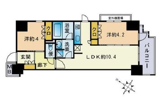 サンクレイドル千代田岩本町　902号室　間取り