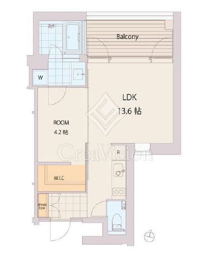 エスセナーリオ麻布十番　703号室　間取り
