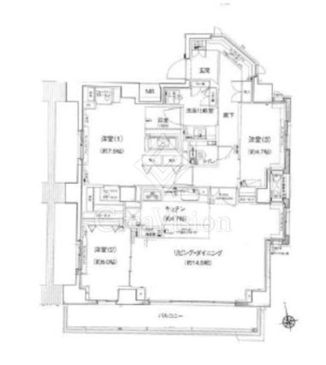 ディアスタ早稲田諏訪通り　901号室　間取り