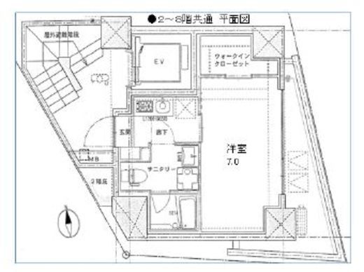 外苑キリンビル　301号室　間取り