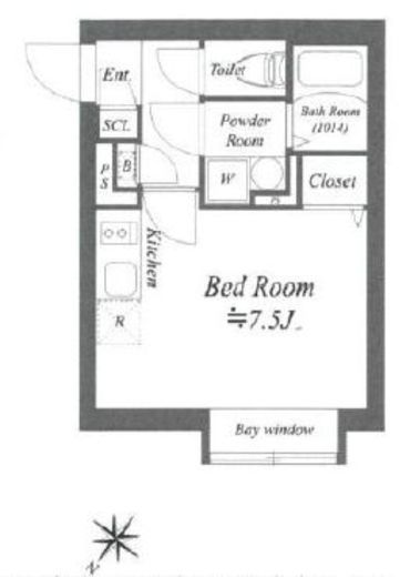 リーガランド初台　204号室　間取り
