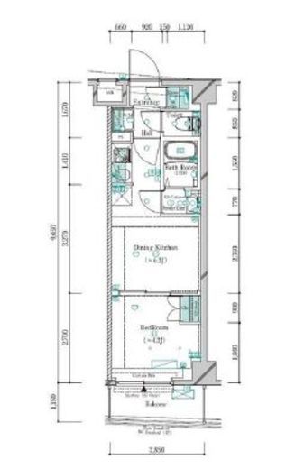 ガリシア新宿西落合2　405号室　間取り