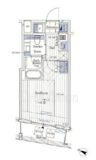 ガリシア新宿North　305号室　間取り
