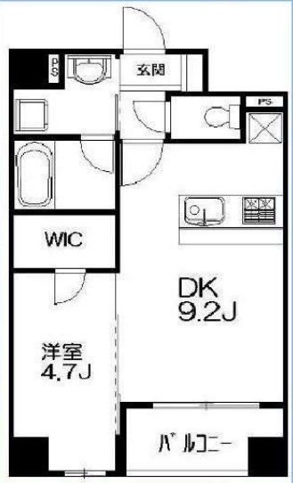 ユーノ新宿柏木　202号室　間取り