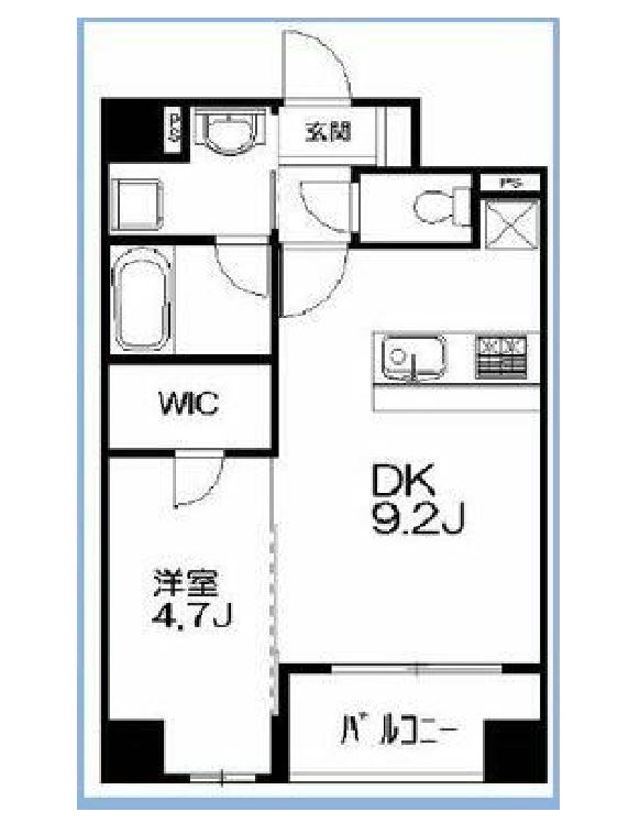 ユーノ新宿柏木　502号室　間取り