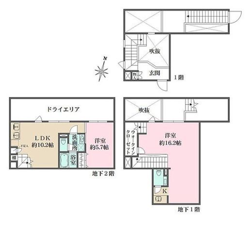 ANQI原宿　101号室　間取り