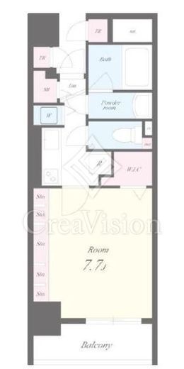 アールコート早稲田　108号室　間取り