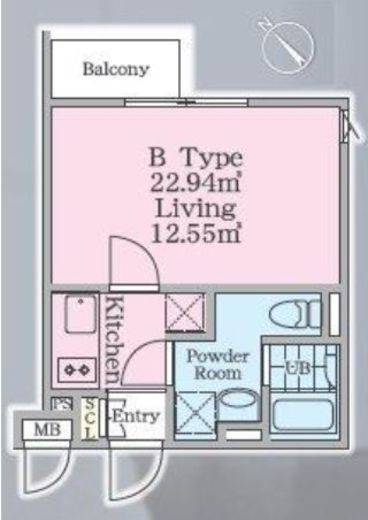 パセオ西新宿五丁目2　202号室　間取り