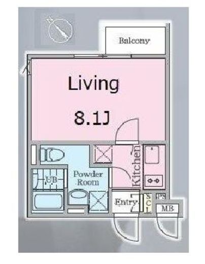 パセオ西新宿五丁目2　301号室　間取り